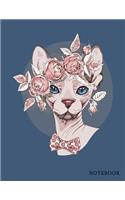 Notebook: Sphynx Cat Journal - Pet Activity Log Book Track Wellness and Health, Daily Activities, Veterinarians Visit - Pet Remembrance Workbook - Cat and Ani(Cat Notebooks)