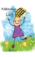 Nanny Log: Baby Log, Parents or Day Care Provider Can Track Daily Feeding, Diaper Changes - Sleep Time - Emergency Contacts - Happy Girl