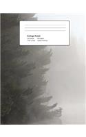 Evergreen Composition Book - Trees Are Life: Composition Book, College Ruled Lined Paper