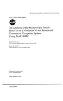 An Analysis of the Macroscopic Tensile Behavior of a Nonlinear Nylon Reinforced Elastomeric Composite System Using Mac/GMC
