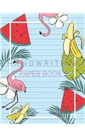 Handwriting Paper Book