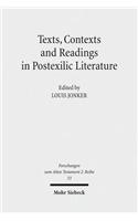 Texts, Contexts and Readings in Postexilic Literature