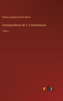 Correspondance de C.-A Sainte-Beuve