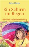 Schirm im Regen - 1000 Gründe zur Dankbarkeit im Alltag