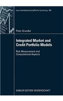 Integrated Market and Credit Portfolio Models