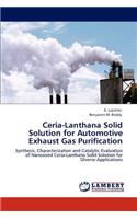 Ceria-Lanthana Solid Solution for Automotive Exhaust Gas Purification