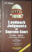 Landmark Judgments of Supreme Court [1950 -- 2021]