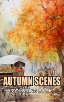 Autumn Scenes Coloring Book