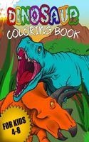 Dinosaur Coloring Book for Kids 4-8
