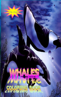 Whales Coloring Book For Kids