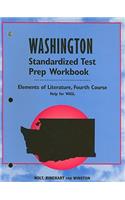 Holt Washington Standardized Test Prep Workbook: Elements of Literature, Fourth Course: Help for WASL