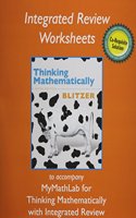 Worksheets for Thinking Mathematically with Integrated Review