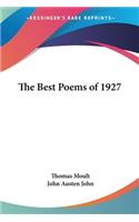 The Best Poems of 1927