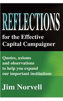 Reflections for the Effective Capital Campaigner