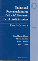 Findings and Recommendations on California's Permanent Partial Disability System