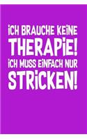 Therapie? Lieber Stricken