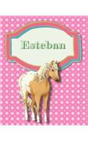 Handwriting and Illustration Story Paper 120 Pages Esteban: Primary Grades Handwriting Book