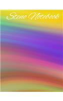 Steno Notebook: Blank Lined Gregg Ruled Notebook Journal