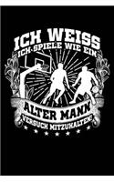 Wie Ein Alter Mann?: Notizbuch / Notizheft Für Basketball Basketballer Basketball-Fan Groß-Vater Papa Opa A5 (6x9in) Liniert Mit Linien
