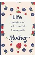 Life doesn't come with a Manual it comes with a Mother