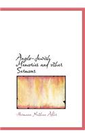 Anglo-Jewish Memories and Other Sermons