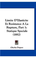 Limite D'Elasticite Et Resistance a la Rupture, Part 1