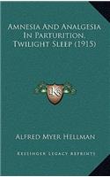 Amnesia and Analgesia in Parturition, Twilight Sleep (1915)