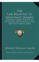 Law Relating to Merchant Seamen
