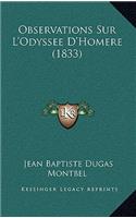 Observations Sur L'Odyssee D'Homere (1833)