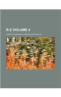 R-Z Volume 4: (English)