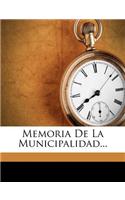 Memoria De La Municipalidad...