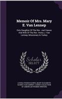 Memoir Of Mrs. Mary E. Van Lennep