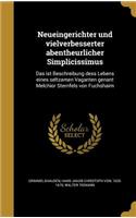 Neueingerichter und vielverbesserter abentheurlicher Simplicissimus