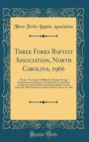 Three Forks Baptist Association, North Carolina, 1966
