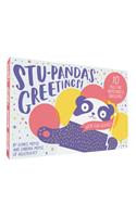 Stu-pandas Greetings! 10 Pull-Tab Cards & Envelopes