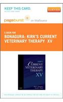 Kirk's Current Veterinary Therapy XV - Elsevier eBook on Vitalsource (Retail Access Card)