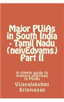 Major PUjAs in South India - Tamil Nadu (neivEdyams) Part II