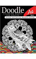 Doodle Coloring Books for Adults Art Vol.1