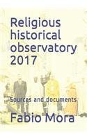 Religious historical observatory 2017