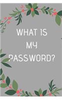 What Is My Password?