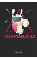 No Problama. Notebook: Alpaca Notebook with Lama Animal, 6x9, ruled.