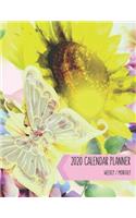 2020 Calendar Planner - Weekly / Monthly: Sunflower And Butterfly (1 Year) Personal & Business Organizer, Schedule, Agenda, Academic, Book Gifts For Women Men Teens Kids