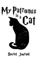My Patronus Is A Cat: 120 Page Blank Line Journal, Notebook