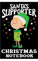 Santa's Supporter Christmas Notebook