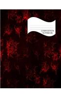 Composition Notebook: Blank Lined College Ruled Journal Diary School Classroom School Book Grunge Gothic #3