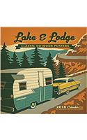 Lake & Lodge 2018 Wall Calendar