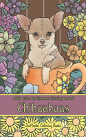 Adult Color By Numbers Coloring Book of Chihuahuas