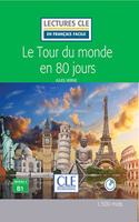 Le Tour du monde en 80 jours - Livre + CD MP3