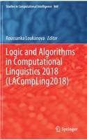 Logic and Algorithms in Computational Linguistics 2018 (Lacompling2018)