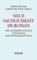 Neue Sachlichkeit Im Roman